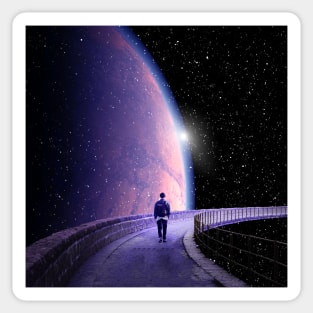 A Walk in Space Sticker